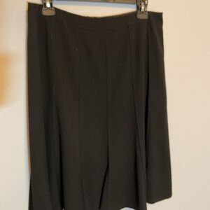 Talbots Classic Black A-Line Skirt